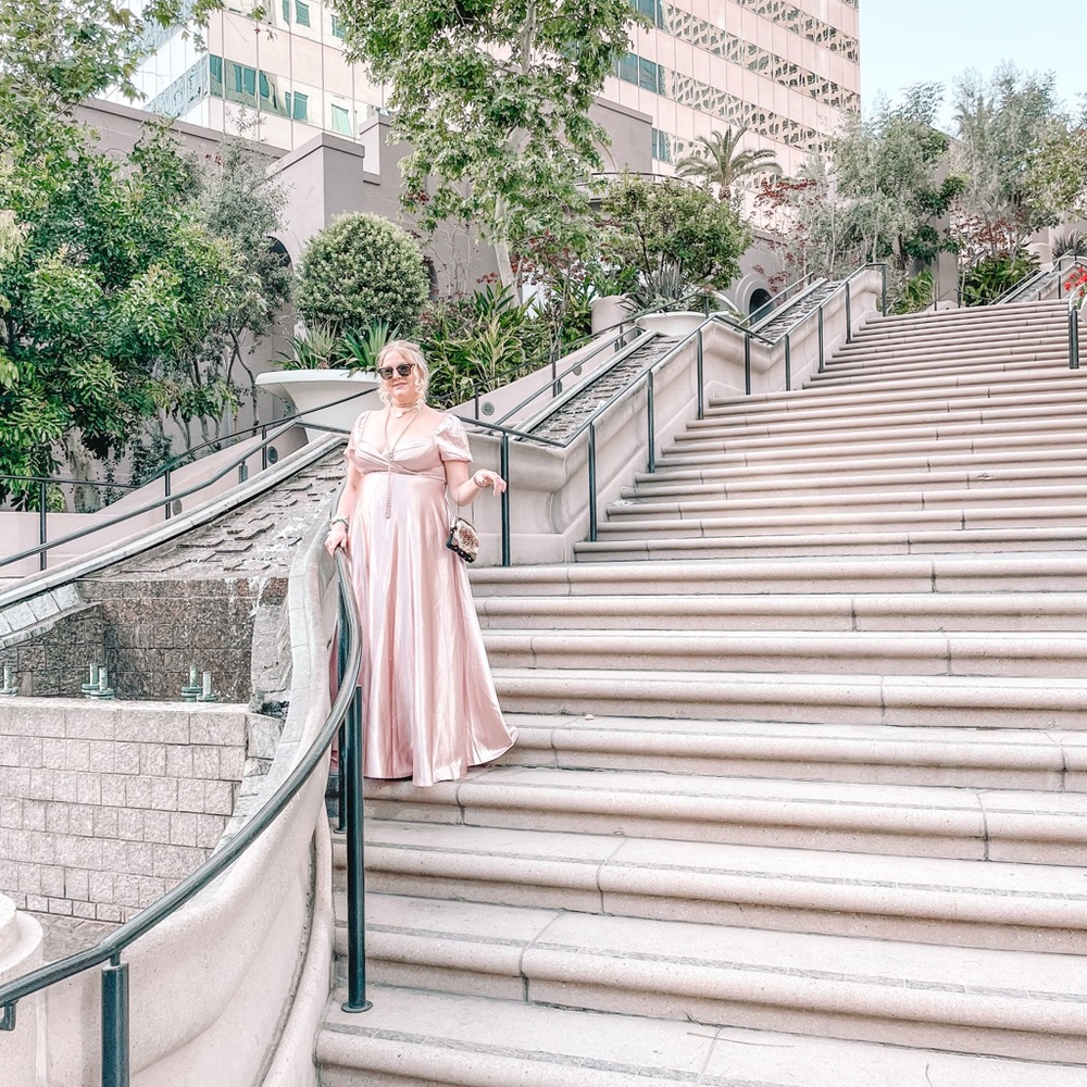 Elegant Pink Gown